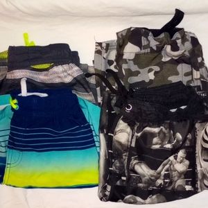 4 Boys M swim trunks